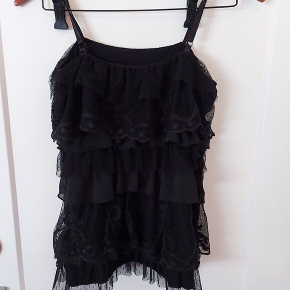 TEMPERANCE ruffle lace tank top - Picture 7 of 11